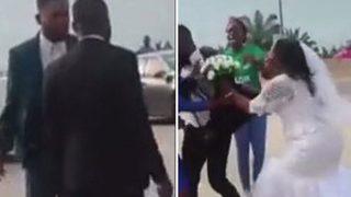 Düğünün ortasında gördüklerine inanamadı! Eski sevgilisiyle öpüşen gelini terk etti