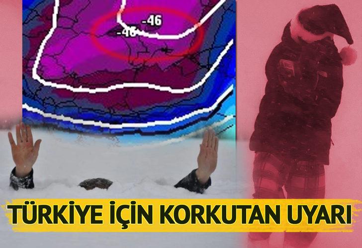 SON DAKİKA | ABD kar felaketini yaşarken, tüyleri diken diken eden Türkiye tahmini! Eksi 46 derecelik bulutlar mı geliyor? Tarih vererek uyardı