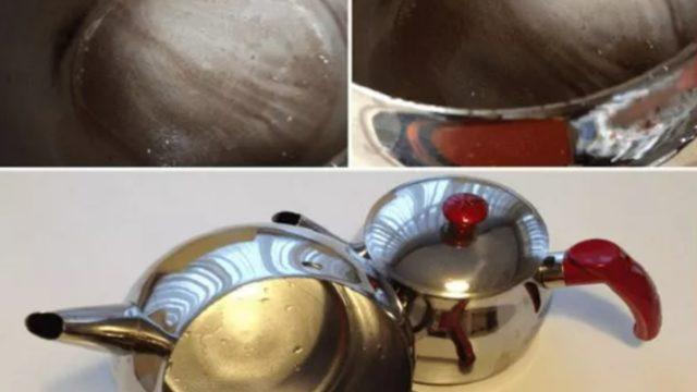 Çaydanlığınızı tertemiz yapacak: Kireci söker atar! Pırıl pırıl çaydanlık için...