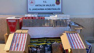 Antalya'da kaçak sigara ve tütün operasyonunda 1 kişi yakalandı