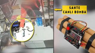 Sahte canlı bomba esnafın kabusu oldu! Kendimi patlatırım tehdidiyle gasp yaptı
