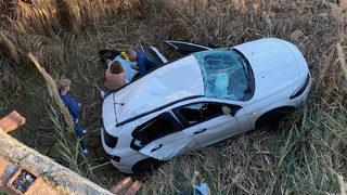 Mersin'de otomobil şarampole uçtu! 5 Rus turist yaralandı