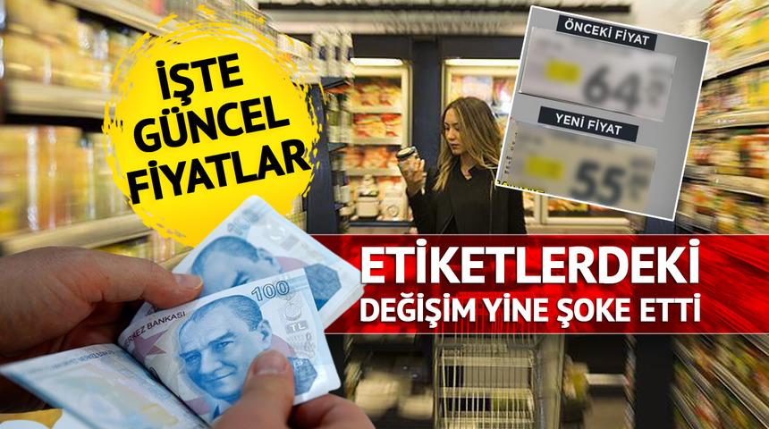 3 gün önce satın alanlar... Etiketler yine değişti! Asgari ücretten sonra fiyatlardaki değişim gündem olmuştu