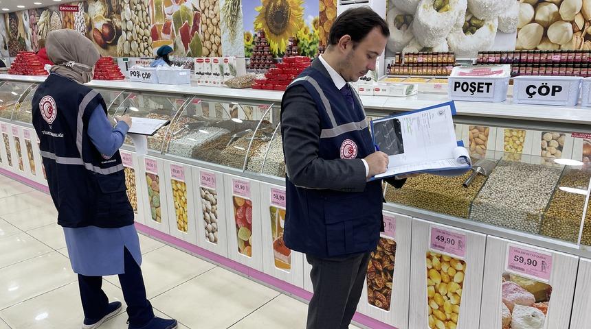 Trakya'da yılbaşı öncesi kuruyemişçilere yönelik denetim yapıldı