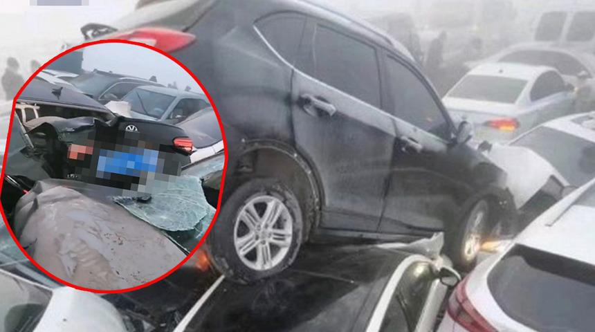 Çin’de korkunç kaza! Yüzlerce araç birbirlerine çarptı... Kurtarma çalışmaları devam ediyor