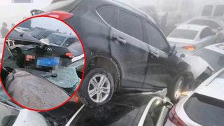 Çin’de korkunç kaza! Yüzlerce araç birbirlerine çarptı... Kurtarma çalışmaları devam ediyor