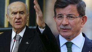 Davutoğlu'nun sözleri tartışma yaratmıştı! MHP'den peş peşe sert yanıtlar... Bahçeli: Serok Ahmet akıldan nasipsizdir