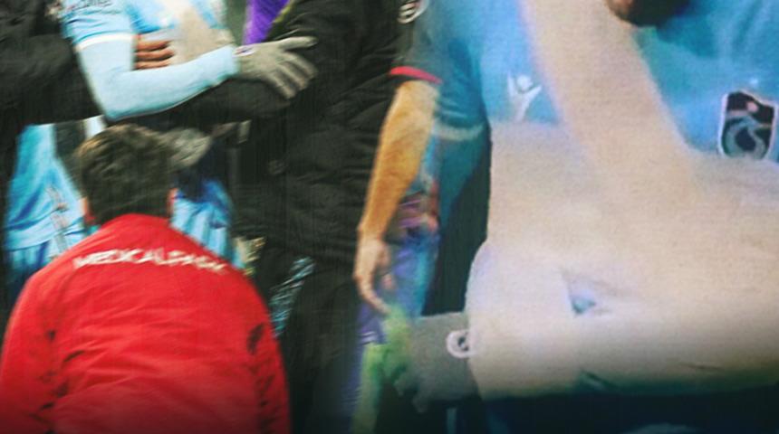 Trabzonspor'un yıldızı Edin Visca sakatlandı ve hastaneye kaldırıldı! 