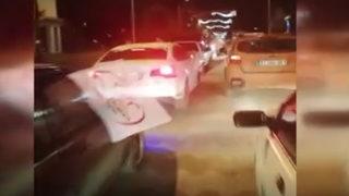 EYT coşkusu! Emeklilikte yaşa takılanlar, düzenlemeyi araç konvoyu yaparak kutladı