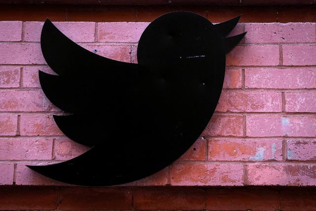 FILE PHOTO: FILE PHOTO: The Twitter logo is seen outside the offices in New York