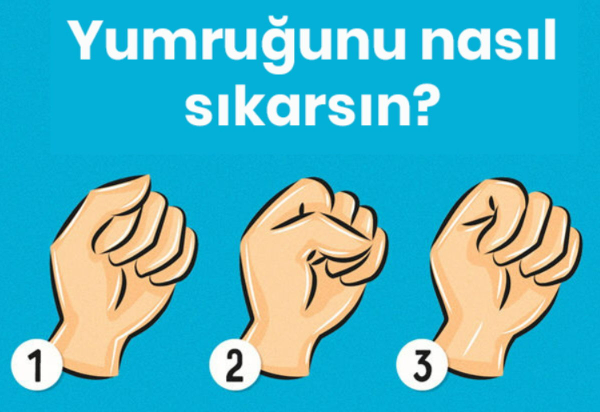 Yumruk sıkma şekliniz kişilik &ouml;zelliklerinizi a&ccedil;ıklıyor