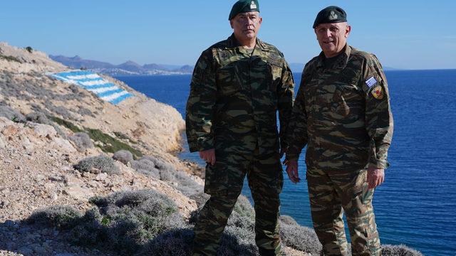 Yunanistan tahriklerine devam ediyor! Arkada Bodrum yer alıyor, Yunan Genelkurmay Başkanı: Tetikte ve hazırlıklıyız