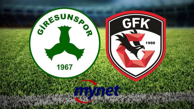 GİRESUNSPOR GAZİANTEP FK maç sonucu! Giresun'dan galip çıkmadı!