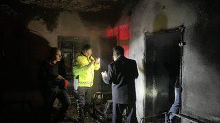 Adıyaman'da bir evde çıkan yangın söndürüldü