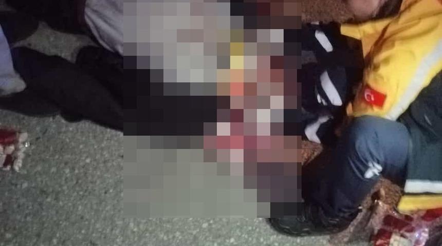 D-100’de otomobilin çarptığı yaya hayatını kaybetti