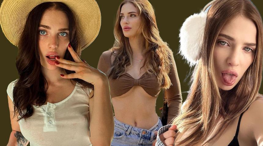 Yetişkin film yıldızı Reislin yine ayna pozuyla gündem yaratmayı başardı! İç çamaşırının ortası olmayınca göğüs uçlarını saçlarıyla örttü