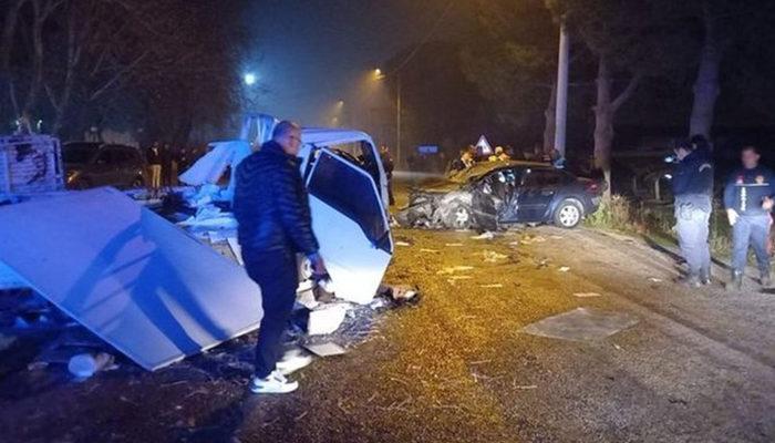 Manisa'da feci kaza: 1 ölü, 6 yaralı