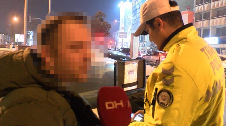 Alkollü sürücü yeni yılın ilk dakikalarında ceza yedi! "Geçmiş olsun"