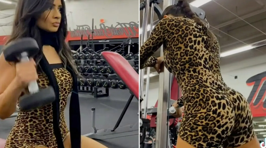 Spor kıyafetleri ve makyajı olay yaratıyor! "Erkeklere sahip olamayacaklarını g&ouml;stermek..." 