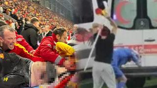 Kalecinin kafasında korner direğinin kırıldığı, yüzüne işaret fişeği isabet eden taraftarın hastanelik olduğu Göztepe - Altay maçı sonrasında flaş karar! Kapatıldı...