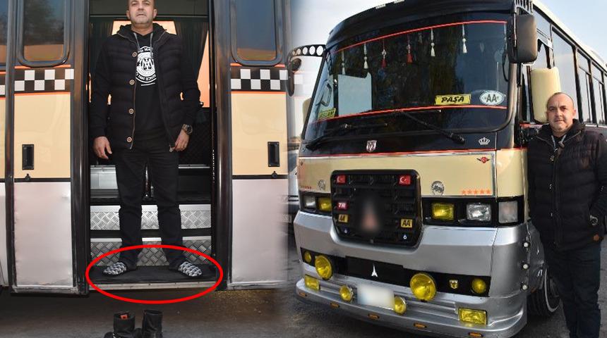30 bin TL'ye aldı 200 bin TL masraf yaptı! Binerken ayakkabılarını çıkartıp terlik giyiyor