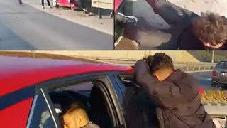 Kazayı gören 4 genci öldü sandı, akordiyon bariyer hayatlarını kurtardı: Sünger gibi düşünün....