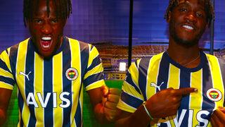 Fenerbahçe'nin golcüsü Michy Batshuayi Galatasaray derbisi öncesi rakip taraftarları kızdırdı! Kötü bir haberim var...