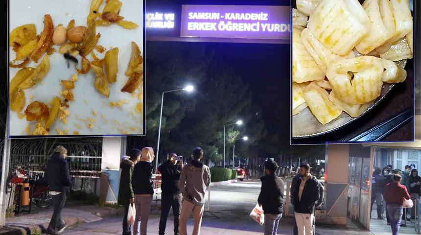 KYK yurdunda öğrencilerden yemek eylemi! "Bir haftadır zehirlenmeler oluyor"