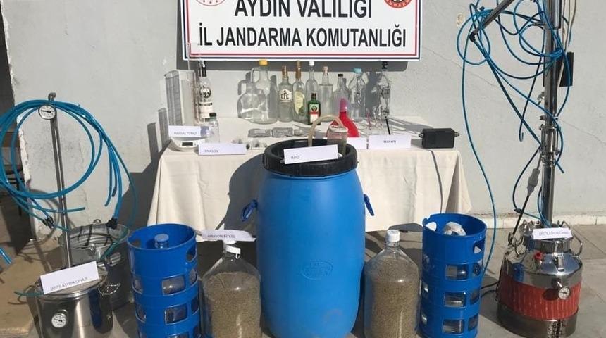 Ev değil içki imalathanesi çıktı