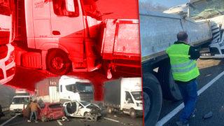 Bursa'da yoğun sis feci kazaya yol açtı: 10 araç birbirine girdi, çok sayıda yaralı var!