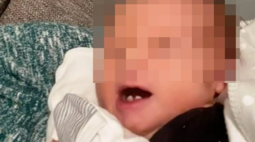 Dişli doğan bebeği görenler gözlerine inanamadı! Hemşireler bile şok geçirdi