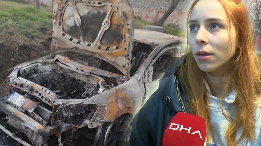 Otomobili önce çalındı, sonra yakıldı! 'Eski eş' iddiası dikkat çekti
