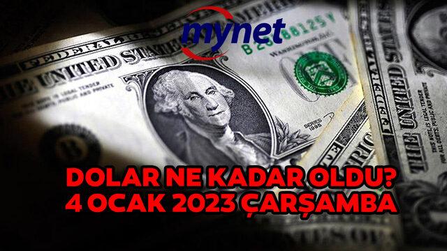 DOLAR ve EURO FİYATLARI ANLIK: 4 Ocak 2023 Çarşamba Dolar ne kadar, Euro kaç TL? İşte alış satış fiyatları...