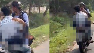 Görüntüler tepkilere neden oldu! Seyir halindeki motosiklete öyle bir şekilde oturdular ki... Videonun sonunda tutuklama kararı çıktı