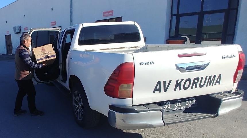 Kayseri'de yaralı halde bulunan kulaklı orman baykuşu tedaviye alındı