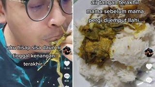 Annesinin ölmeden önce yaptığı son akşam yemeğini yiyen adamın videosu herkesi duygulandırdı! “Gideceğini biliyormuş gibi”