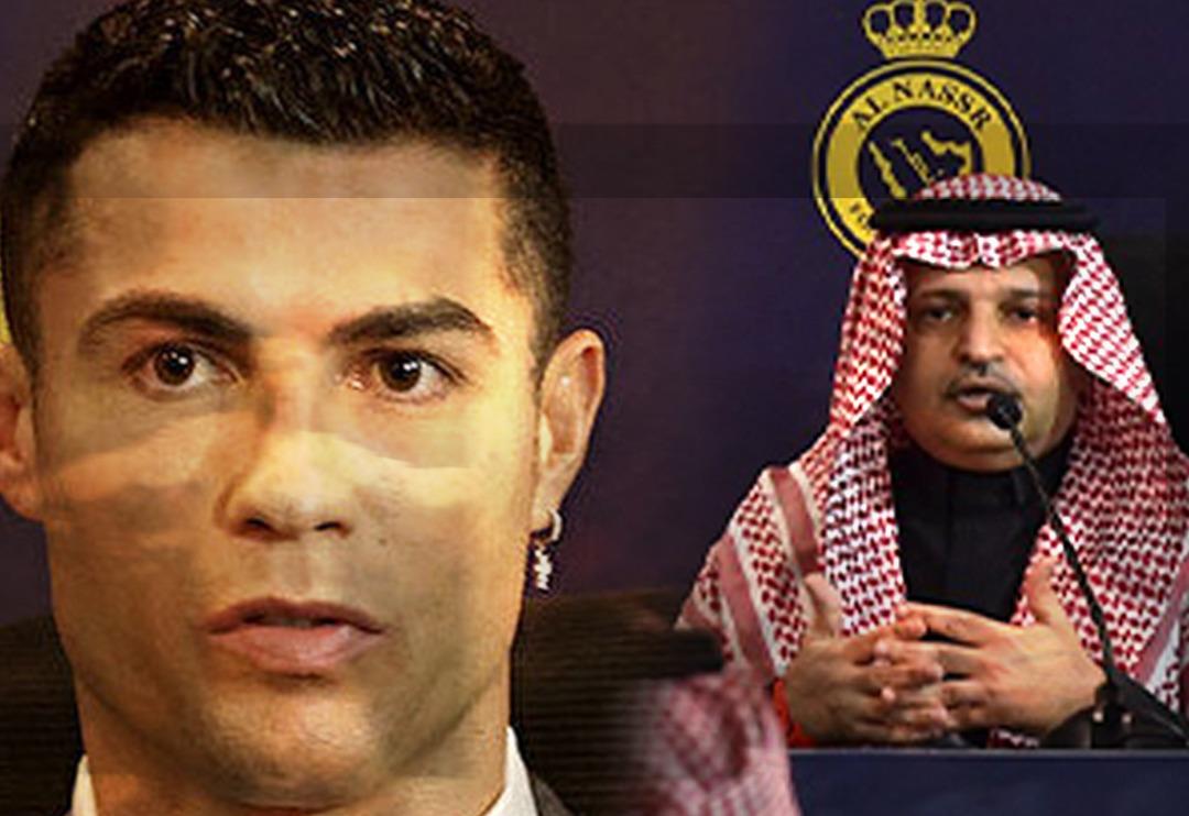 İmza t&ouml;reninde Ronaldo'dan b&uuml;y&uuml;k gaf! Kul&uuml;p başkanını kızdırdı... "Para i&ccedil;in gittiğini bu kadar belli etme"