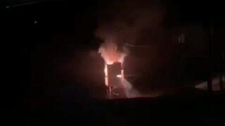 Silvan’da elektrik panosu alevlere teslim oldu