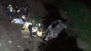 Tekirdağ'da feci kaza! Yoldan çıkan araç dereye uçtu: Ölü ve yaralılar var