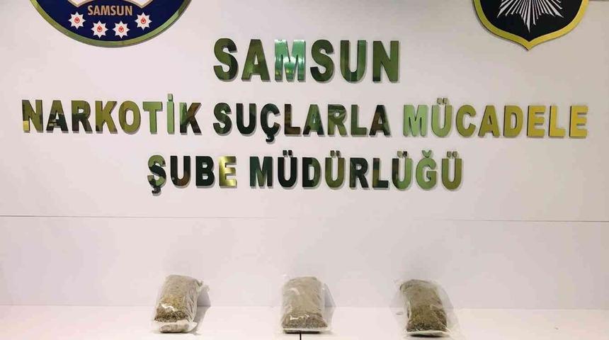 Samsun’da 2 kilo 589 gram uyuşturucu ele geçirildi: 1 gözaltı