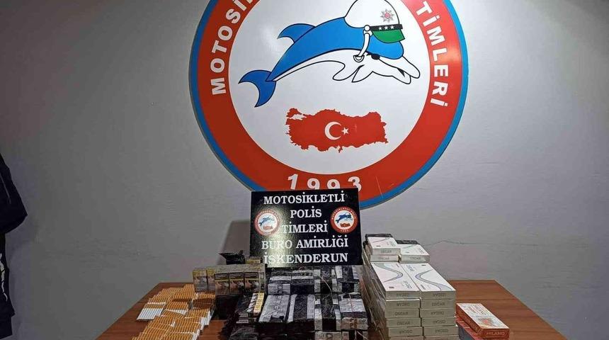 İskenderun’da kaçak sigara operasyonu