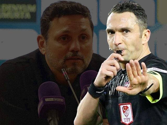 Erol Bulut, maçın hakemini ifşaladı! ''Oyuncumla dalga geçiyor''
