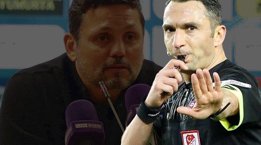 Erol Bulut, maçın hakemini ifşaladı! ''Oyuncumla dalga geçiyor''