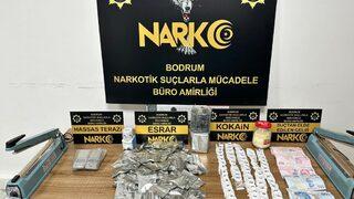 Bodrum'da uyuşturucu operasyonunda 4 zanlı yakalandı