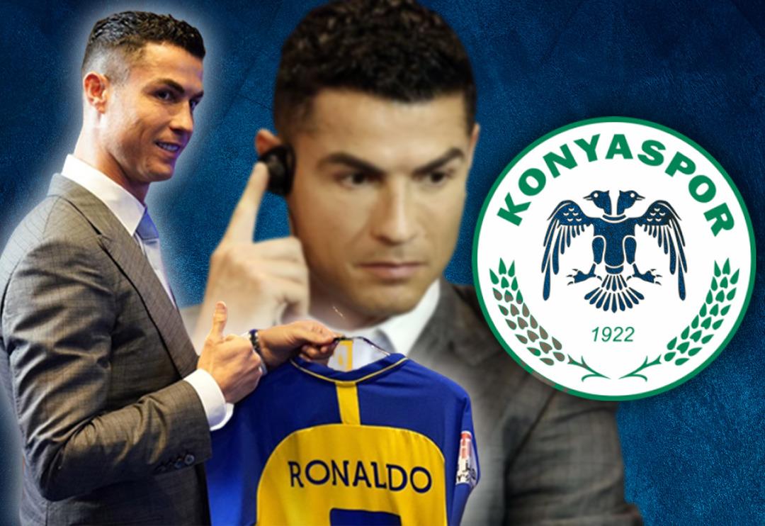 Rekor bedelle Al Nassr'a transfer olan Portekizli yıldız Cristiano Ronaldo'nun g&ouml;z&uuml; kulağı Konyaspor'da! İşte nedeni...