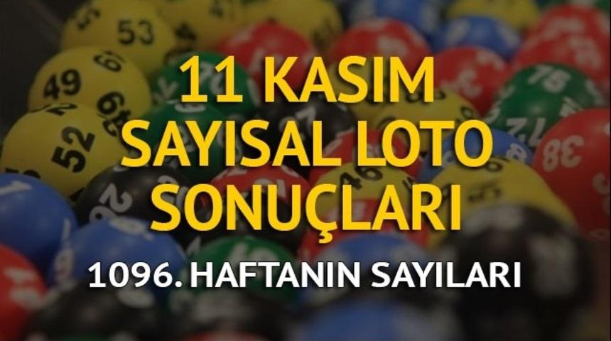 Sayısal Loto sonuçları 11 Kasım: Altı bilen bir kişi 3 haftalık ikramiyeyi kaptı! (Sayısal Loto 1096. hafta sonucu)
