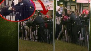 Kavgayı ayırmak için gelmişti! Polis memuru sinirlerine hakim olmadı... 14 yaşındaki kızın kafasına defalarca vurdu