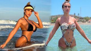 Playboy modeli Cris Galera, tanga mayosuyla sahili ısıttı! Hayranları beğeni yağmuruna tuttu