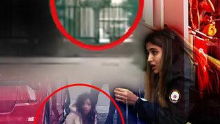 Bir anda çığlık atıp arabanın altına girdi! Kovalandığını söyleyen kız mahalleyi ayağa kaldırdı: Beni zorla götürmeye çalışıyorlar