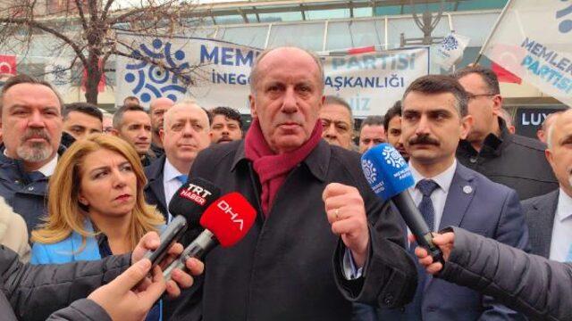 Muharrem İnce'den çok sert 'Sekreter cumhurbaşkanı' çıkışı! 'Bunlar kafalarını peynir ekmekle yediler'
